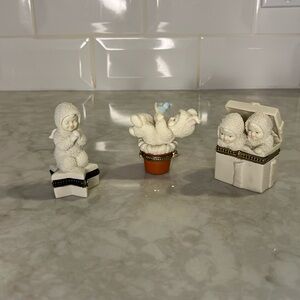Department 56 Snowbabies Surprise! Trinket Box’s lot of Three